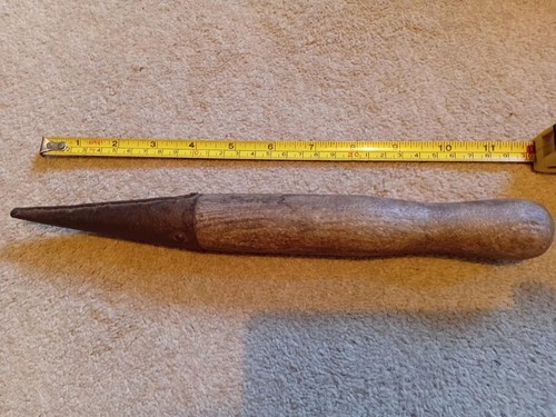 Vintage wooden garden dibber - garden,