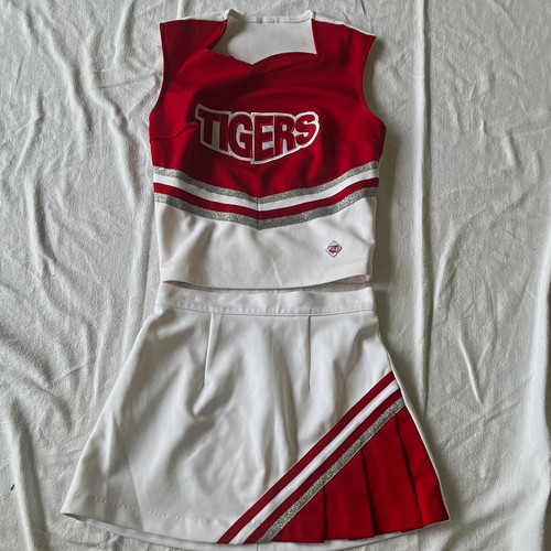 Red white silver tigers - red,