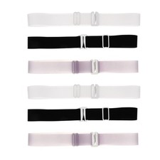 6 Pairs Transparent Bra Straps