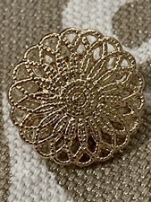Gold tone Shank Spiral Buttons