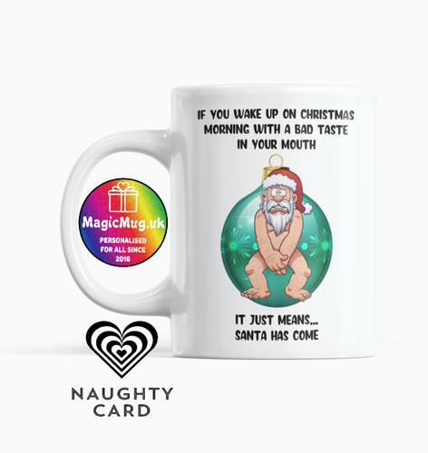 Christmas mug adult theme rude - mug,
