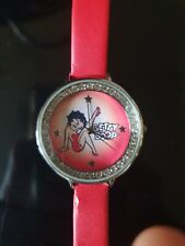 Betty Boop Rare Authentic Licensed Watch With Red Leather Strap
