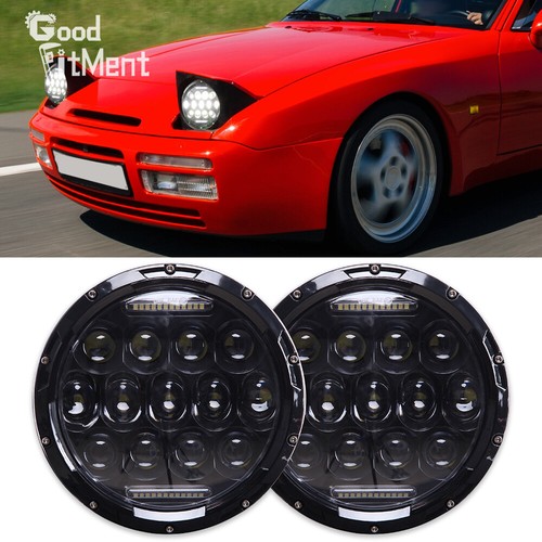 Pair inch led - headlight, drl