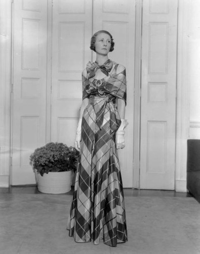 Tartan faille taffeta - a,