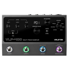 Valeton Guitar Loop Station Looper Pedal 100-Stereo Drum Effects Pedal UK SHIP