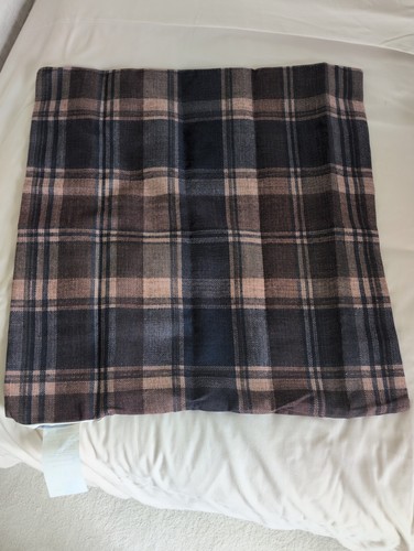 Navy beige tartan check - navy/beige,