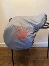 Childeric Fleece Lined Grey Waterproof Branded Saddle Cover 