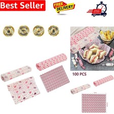 Greaseproof Paper Sheets 100