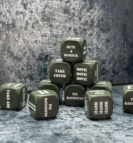 Imperial guard order - imperial, dice