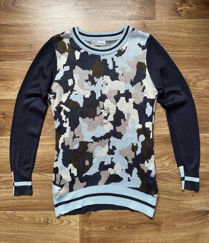 Red valentino camo knit - red,