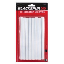 6cm white radiator - white, pipe