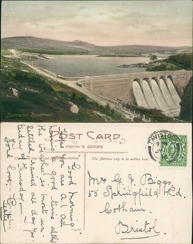 Burrator reservoir 1912 - burrator,