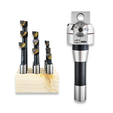 R8 imperial boring head silver