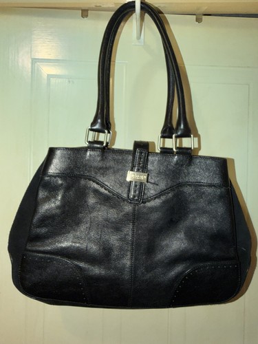 Modalu black leather top - modalu,