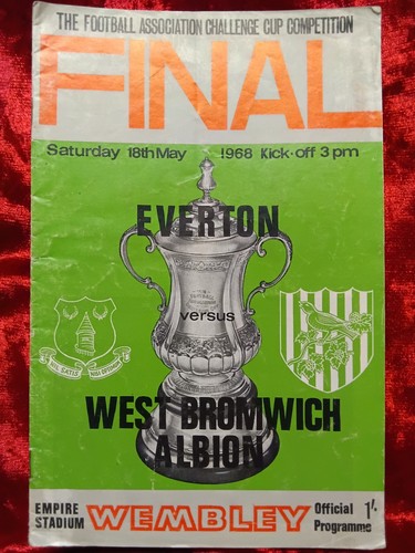 1968 cup final programme - fa,