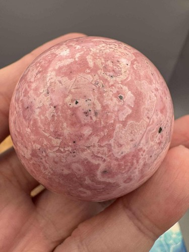 Crystal sphere rhodonite - sphere,