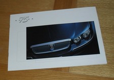 Rover 75 Brochure 1998