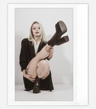 Art model Bradley Instax Wide Instant Film Print