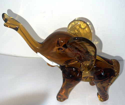 Large murano amber - murano, glass