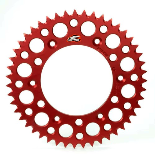 Renthal red 520 z51 grooved - renthal,