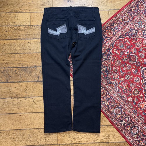 Vintage black embroidered - embroidered, y2k