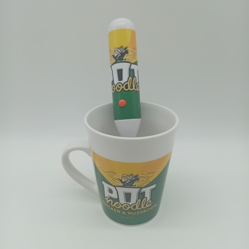 Pot noodle mug spinning fork - noodle,
