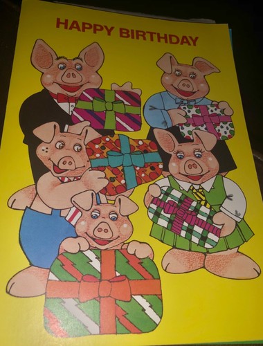 Vintage natwest pigs birthday - vintage,