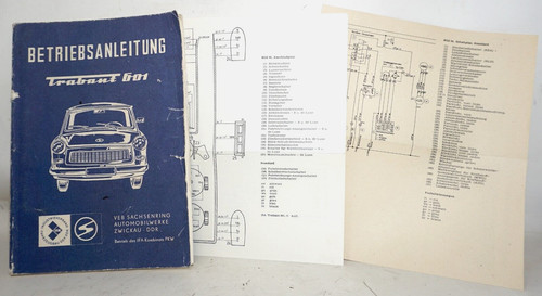 Operating instructions trabant - operating,