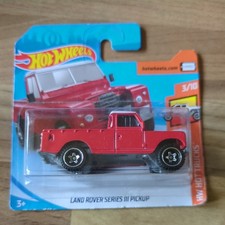 Hot Wheels - Land Rover Series III Pickup - (Red - 2019)