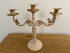 Rustic CANDELABRA ~ Shabby