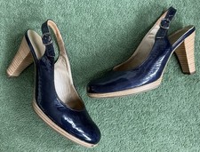 Gabor Navy Patent Leather