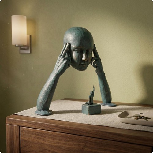 Abstract figure sculpture - abstract,