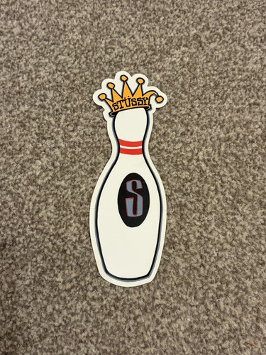 Stussy kingpin sticker - sticker, gold