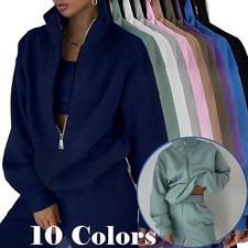 Womens 2PCS Loungewear Set Ladies Top Hoodies Suit Pants Lounge Wear Tracksuits