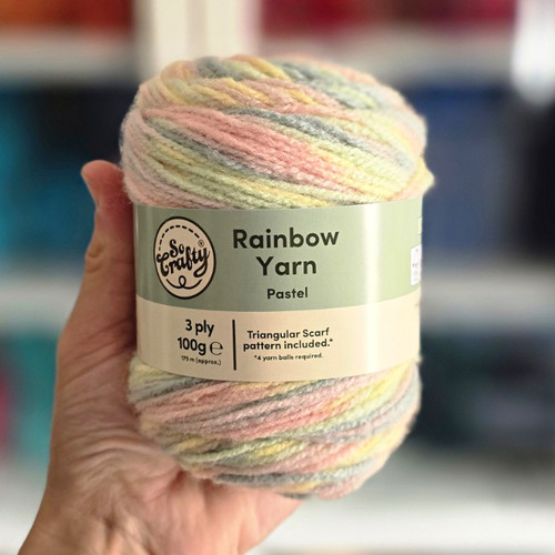 Crafty rainbow yarn pastel - crafty,