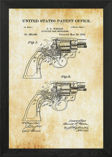 Smith and wesson revolver - and,