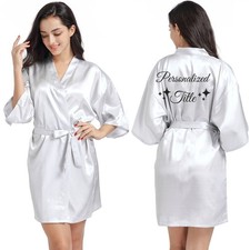 UK Personalized Robe Wedding