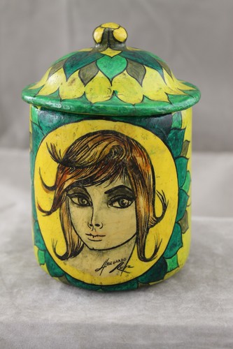 Vintage paper mache - mache, signed