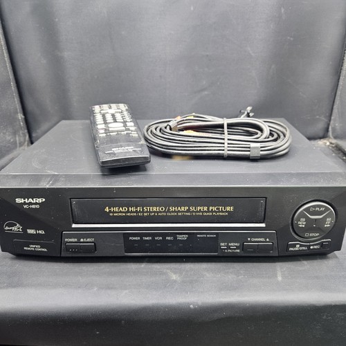 Sharp vhs player vcr recorder - player,