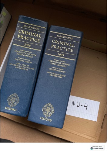 Blackstone criminal practice - criminal,