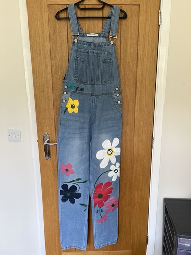 Miss look blue floral denim - look,