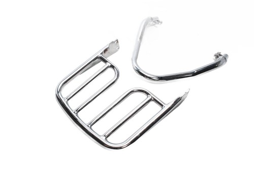 Rear luggage rack chrome - rear, rack,