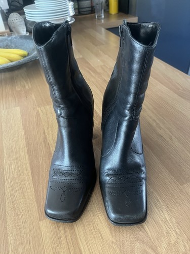 Faith black leather ankle - faith,