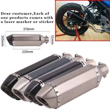 CHmotor Carbon Fiber Motorcycle Exhaust Muffler Pipe 250cc 350cc 600cc Escape