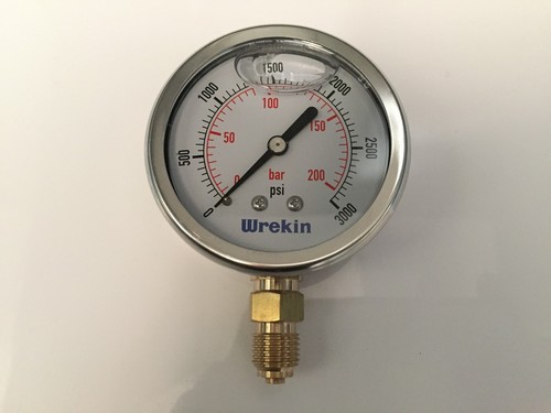 Hydraulic pressure gauge 63mm - pressure,