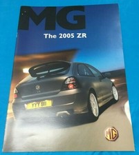 MG ZR 2005 UK Market Sales Brochure 105 120 115 TD Trophy & SE