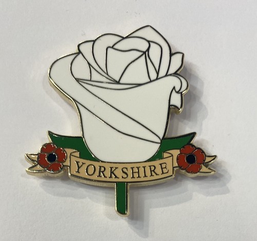 Yorkshire rose enamel - yorkshire,