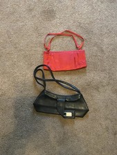 2x Handbags. Red And A Black