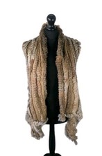 Rabbit Fur Gilet Women's Size
