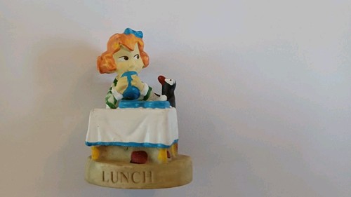 Ovaltine figurine girl and - ovaltine,